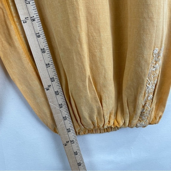 Anthropologie Pants -  Embroidered Linen size small - Picture 15 of 15